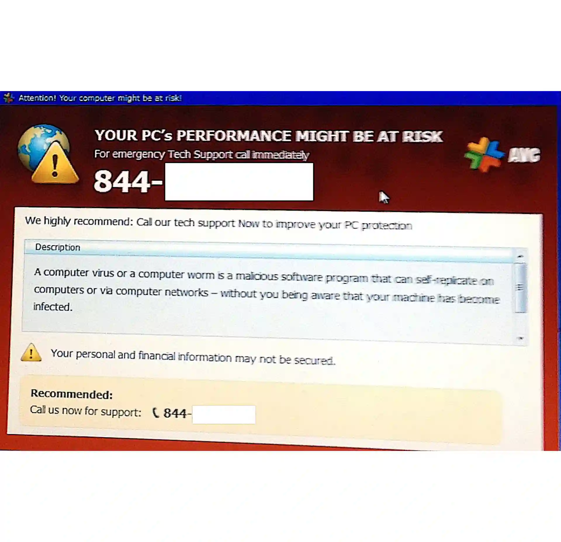 Virus and Malware Removal